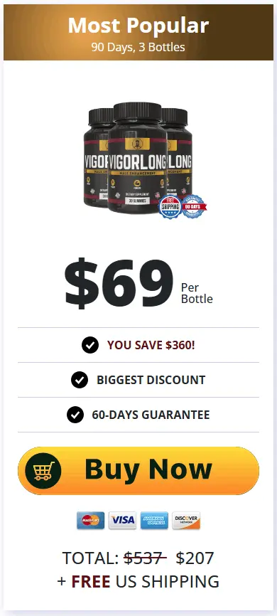 VigorLong price 3 bottle